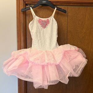 Revolution Sparkling Pink and White Dance Costume